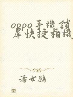 oppo手机锁屏快捷相机咋隐藏