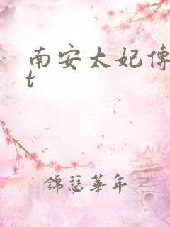 南安太妃传txt