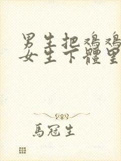 男生把鸡鸡插进女生下体里面