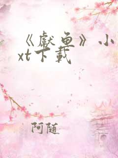 《献鱼》小说txt下载