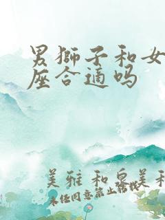 男狮子和女摩羯座合适吗