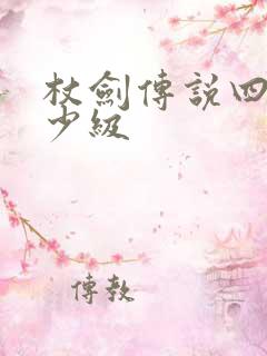 杖剑传说四转多少级