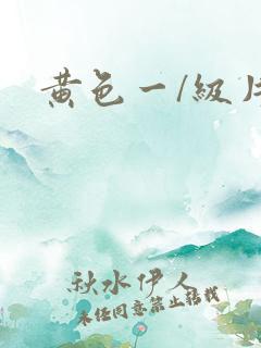 黄色一/级片