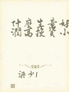 什么生意好做利润高投资小