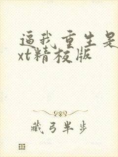 逼我重生是吧txt精校版