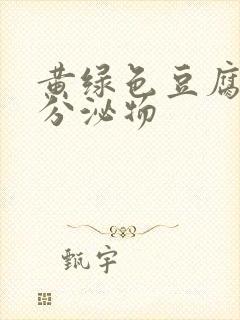 黄绿色豆腐渣样分泌物