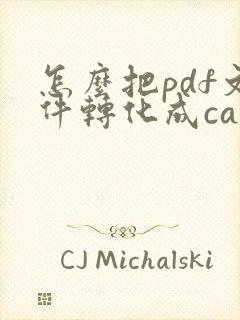 怎么把pdf文件转化成cad尺寸不变