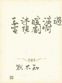 王沐暄演过什么电视剧啊