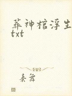 葬神棺浮生一诺txt