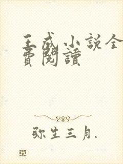 王成小说全文免费阅读