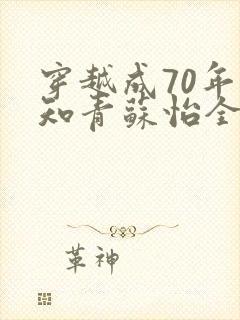 穿越成70年代知青苏怡全文阅读