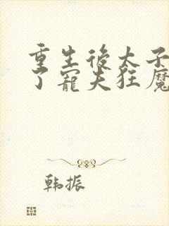 重生后太子妃成了宠夫狂魔