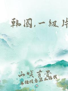 韩国,一级片