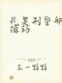 我是刑警哪年拍摄的