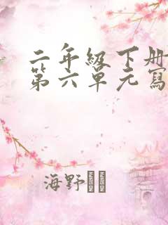 二年级下册语文第六单元写话手抄报