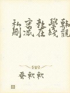 私密教学韩漫无删减在线观看