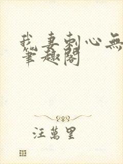 我妻刺心无弹窗笔趣阁