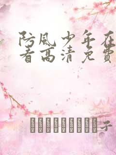 防风少年在线观看高清免费