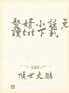 赘婿小说免费阅读txt下载