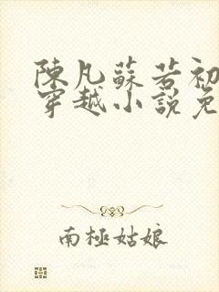 陈凡苏若初主角穿越小说免费阅读笔趣阁