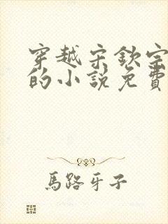 穿越宋钦宗赵恒的小说免费阅读