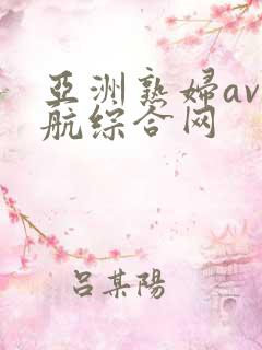 亚洲熟妇av导航综合网