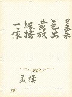 一级黄色美女录像播放出来