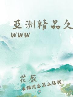 亚洲精品久久久www