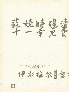 苏娆时砚清第二十一章免费阅读