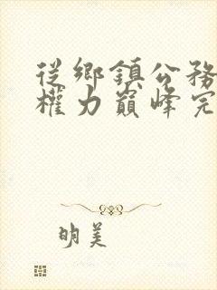 从乡镇公务员到权力巅峰完本