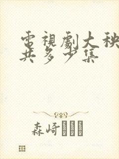 电视剧大秧歌一共多少集