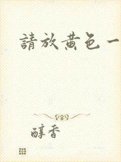 请放黄色一级片