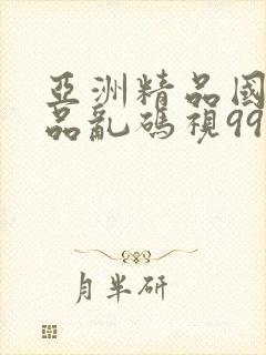 亚洲精品国产精品乱码视99