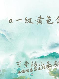 a一级黄色录像