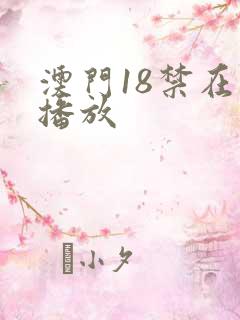 澳门18禁在线播放