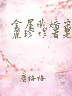 金屋藏娇宋阳陈丽珍作者是谁