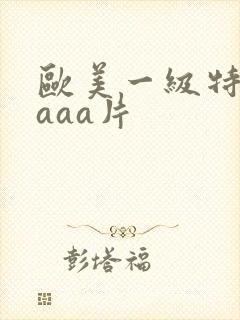 欧美一级特黄级aaa片