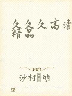 久久久高清国产精品