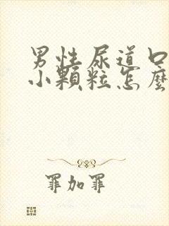 男性尿道口长了小颗粒怎么办