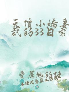 天价小娇妻:总裁的33日索情小说