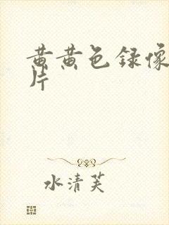 黄黄色录像一级片