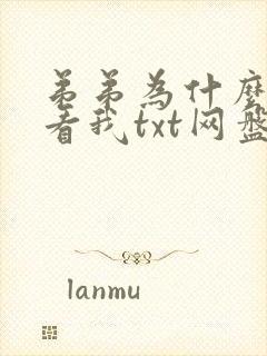 弟弟为什么这样看我txt网盘