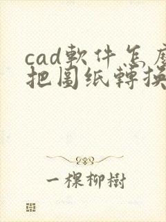 cad软件怎么把图纸转换成pdf