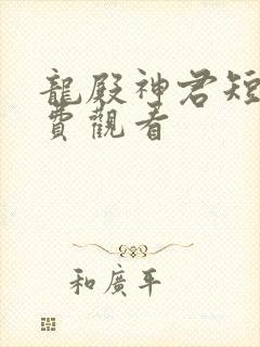 龙殿神君短剧免费观看