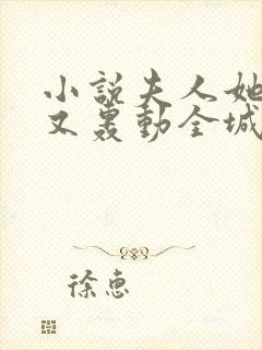 小说夫人她马甲又轰动全城了正版免费