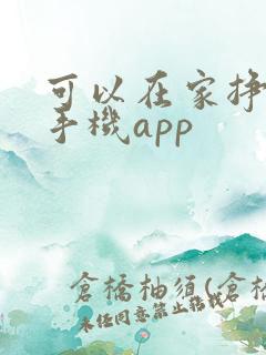 可以在家挣钱的手机app