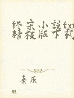终宋小说txt精校版下载