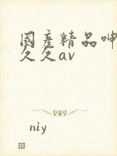 国产精品呻吟久久久av