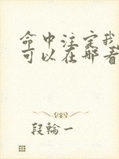 命中注定我爱你可以在哪看