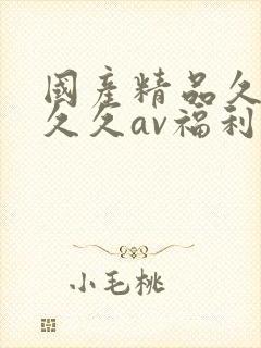 国产精品久久久久久av福利